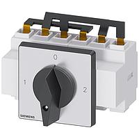 SIEMENS 3LD27247UK01 Rotary DT DISC SW 100A ROT HDL 4HOLE BLK 3P