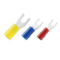 KS Terminals DSNYB2-0.5 Spade Nylon, Din 46237 Spade, 26-22 AWG, #2
