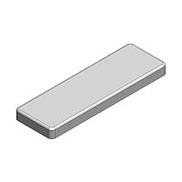 Masach Tech MS643-10C-NS EMI/RFI Shield Cover, Two-Piece 64.9 x 20.9 x 5mm Two-piece Drawn-Seamless RF Shield/EMI Shield COVER (Nickel-Silver)