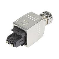 HARTING 09352410402 Connectors HAN PP SCRJ MET PLUG W/O SC