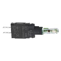 SCHNEIDER ZB6EM8B Body 16mm Protected LED, 230V, orange