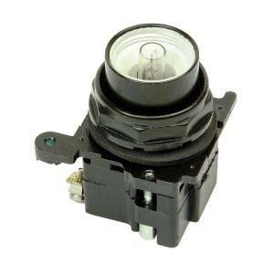 Panel-mounted industrial indicator lights for machine and control panel status display