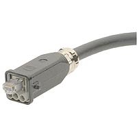 HARTING 33571110100002 System Cable CBL ASY HYB4X2XAWG26 3X2.5MM2 OUTDR 10M