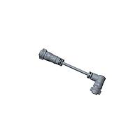 Amphenol LTW AB-BD05FR-BDBL-QD002 Sensor Cables / Actuator Cables X-Lok, Standard Size, Plastic, 5A, 05 pins, Female Connector, Female Contact, Straight-to-Right Angle, Push Lock, Overmolded Double Ended, Length 2000mm, IP68