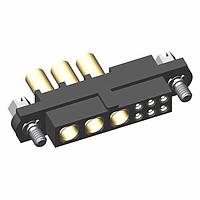 Harwin M80-4D10642F1-03-327-00-000 Heavy Duty Power Connectors 6+3 Pos. Female 22AWG+16AWG Cable Conn. Kit, Jackscrews