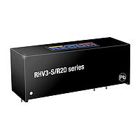 RECOM Power RHV3-2424S/R20 Isolated 3W 24Vi 24Vo 125mA Unreg