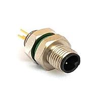 Bulgin PXMBNI08FPM03AFL003 Straight M8 Series Front Panel Mount Conn