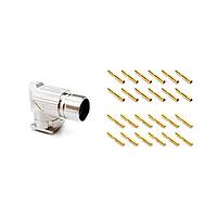 Amphenol SINE Systems MA5RAP1201S-KIT Right Angle, Rotatable 12 Pos female skts Standard flange