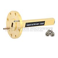 Fairview SMW19TR1001 Instrumentation Grade WR-19 Waveguide Termination 2 Watts With a 40 GHz to 60 GHz Frequency Range in Brass