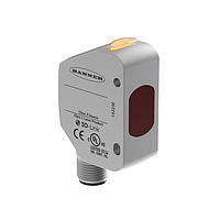 Banner Engineering Q4XFKLAF310-Q8 Photoelectric Sensors Q4X Series: Laser Adjustable Field; Range: 310 mm; Input: 10-30 V dc; Output: 1 PNP/NPN with IO-Link Communication; 1 PNP; 4-pin M12 Integral QD; Flush Mount Housing