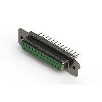 EDAC 628-M25-321-GN2 D-Sub Connectors - Standard Density Vertical Machined D-Sub Connector