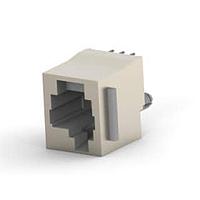 AMP Connectors - TE Connectivity 5554990-1 Modular 6 POS RJ25 TOP ENTRY