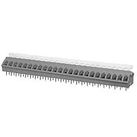 Same Sky (formerly CUI Devices) TBL005A-500-24GY-2WT Fixed Terminal Blocks Terminal block, screwless, 5.00, 45, 24, Gray w White Button