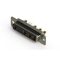 EDAC 628-9W4-224-3N1 Mixed Contact D-Sub Connectors Vertical Combo Dsub