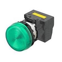 Omron Automation and Safety M22N-BN-TYA-YD LED Flat Ind Yellow,110 VAC/DC