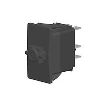 Carling Technologies V2D1A60B-00000-000 Snap-In Rocker Switch 1-pole, (ON) - None - OFF, 20A 12VDC not HP rated, Illuminated, Sealed V-Series Switch Only, .250 Tab (Q.C.), 8 Terminal base and No Actuator
