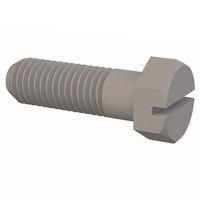 Essentra Components 3262511200 Slotted Hex Slotted Hex Screw, 5/8-11 Thread, 2 Lg