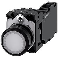 SIEMENS 3SU11030AB601FA0 Pushbutton ILLUMINATED PUSHBUTTON. WHITE
