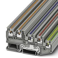 PHOENIX CONTACT 3244467 DIN Rail Terminal Blocks PTIO 1,5/S/4-PE- LED 24 RD
