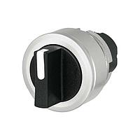 EAO 46-2844.4EV0.005 Round Actuator, oe 30.5 mm, oe 35 mm, non illuminative, Black, short, round, Silver, Aluminium, Rest - Momentary, IP65, IK04