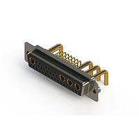 EDAC 630-36W4250-2NA Mixed Contact D-Sub Connectors Right-angle Power Combo D-Sub Connector