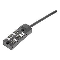 HARTING 090700101101 Sensor Cables / Actuator Cables HARTING Sensor Actuator Box, M8 A-code 4pin, 4 Ports: Master Connection is pre-assembled 5m cable, PUR