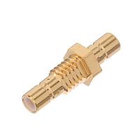Radiall R114720000W RF Adapters - In Series SMB / BULKHEAD MALE-MALE ADAPTER