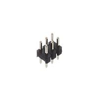 GCT (Global Connector Technology) BG040-06-A-0450-0300-N-G Board to Board & Mezzanine Connectors 6w, 2.54mm Pitch Pin Hdr, DIL, TH, Vert, GF, Box
