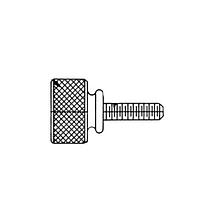 Fascomp FC7111-SS Washer Face Thumb Screw Thumb screw, 10-32 Thread X 5/8", Stainless Steel