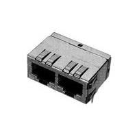 AMP Connectors - TE Connectivity 5557570-1 Modular MOD JK ASSY 2PORT 8POSN SHLD