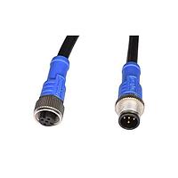 Amphenol LTW HMC-000505-0MF-CSA08 Sensor Cables / Actuator Cables NMEA 2000, Micro, Metal, 4A, 05 pins, Male Connector, Male Contact, Straight-to-Straight, Screw Thread, Overmolded Double Ended, Length 8000mm, IP68