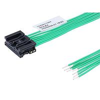 Molex 224051-1084 Discrete Wire Assembly Mini50-to-Pigtail  (OTS) Cable ASSY 2mm Pitch Single Row 600mm Lgth 8 Ckt BLK