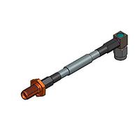 Molex 73230-7126 RF Cable Assemblies SMA Jack Str Bulkhead to SMA Plug R/A on RG58 1 M