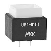 NKK Switches UB201KW035D Indicator SQUARE AMBER LED PC TERM BODY ONLY