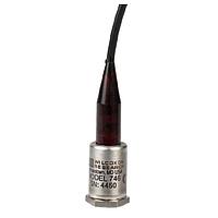 Amphenol Wilcoxon 746 Acceleration Sensor Modules Top exit, titanium case, miniature, underwater accelerometer with 650 psi pressure rating, case isolated, integral 10 blunt cut J6 cable, 100 mV/g, +/-5% sensitivity tolerance