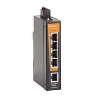 Weidmuller 2908030000 Unmanaged Ethernet Switches IE-SW-BLB-05-5TX Network switch, unmanaged, Fast Ethernet, Number of ports: 5x RJ45, IP30, -40 C...75 C