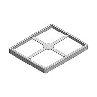 Masach Tech MS585-10F EMI/RFI Shield Frame, Two-Piece 58.5 x 49.7 x 4.7mm Two-piece Drawn-Seamless RF Shield/EMI Shield FRAME (CRS)