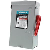 SIEMENS GF221NRAU Fused Disconnect GDSS FUS 2P3W 240V 30A NEMA 3R RET SER A