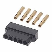 Harwin M80-6110545 Wire Housings Cable Connector Kit Female,Straight, 5P