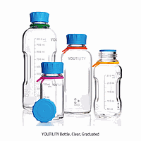 DURAN DU.2188654 YOUTILITY Bottle, Amber, Graduated, GL45, w / Cap, 1,000㎖
