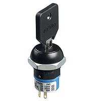 APEM LK5GGB126M3 Keylock Switches KEYLOCK SWITCH LK 19MM