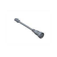 Amphenol LTW RCP5SM-SPG06M-SL7B30 Cat 5e RJ, Middle Size, Plastic, 1.5A, Cat 5e, Straight-to-Straight, Screw Thread, Overmolded Double Ended, Length 30000mm, IP67