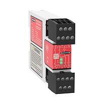 Banner Engineering IM-T-9A Controller Accessories Relay Module for Safety Light Curtain/Control with EDM; Supply Voltage: 24 V dc; Safety Input: 1 Dual/Single Channel; Safety Output: 3 NO, 6 A; Aux Output: None; Terminal Block: Removable; Width: 22.5 mm