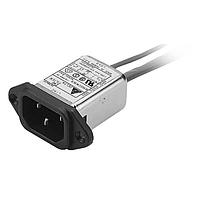 Delta Electronics, Inc. 03GEEG3V AC Power Entry Modules IEC Connector Filter, High Performance, Single, 250VAC, 3A, Screw Mount, N/A-Lug