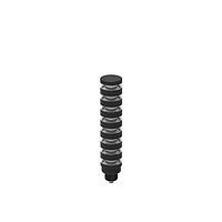 Banner Engineering TL50BLB1AOSIQ Tower Lights Beacon Tower Light; 1-Color Sealed; Omnidirectional Continuous Audible Indicator w/Intensity Adjust; Voltage: 12-30 V dc or 24 V ac; Environmental Rating: IP67; Input: Bimodal; Colors: Blue rotate; 4-pin M12 Integral QD