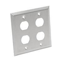 Tripp Lite N206-FP04-IND Wire Ducting & Raceways INDSTRL METL FACEPLAT,4 CUTOUT