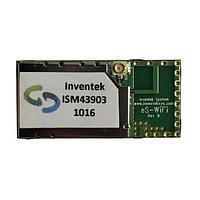 Inventek Systems ISM43903-R48-L54-U WiFi Modules WiFi 2.4 GHz Module with U.FL Connector. 8MB QSPI Flash and 1MB RAM. Cypress WICED compatible. Certified FCC/IC/CE