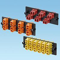 Panduit FAP8WHAQDLCZ Wire Ducting & Raceways 8 Position Keyed (H-Aqua) Duplex LC Adap