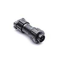 Amphenol LTW HB20-07BFMA-SL8001 Circular Metric Connectors Heavy Duty Shielded Sensor Connector, M20, Metal, 10A, 07 pins, Female Connector, Male Contact, Straight, Screw Thread, Solder, Field Installable, F5.5 - F12.5mm, IP68