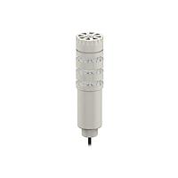 Banner Engineering TL50BLZGR2AOS4 Tower Lights Beacon Tower Light: 2-Color Sealed; Omnidirectional Staccato Audible Indicator; Voltage: 100-240 V ac; Environmental Rating: IP67; Colors: Green steady Red flash; 2 m (6.5 ft) Integral Cable
